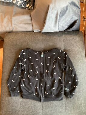 EUC Disney Haunted Mansion Zip-Up Hoodie Sweat Jacket Size 9/10